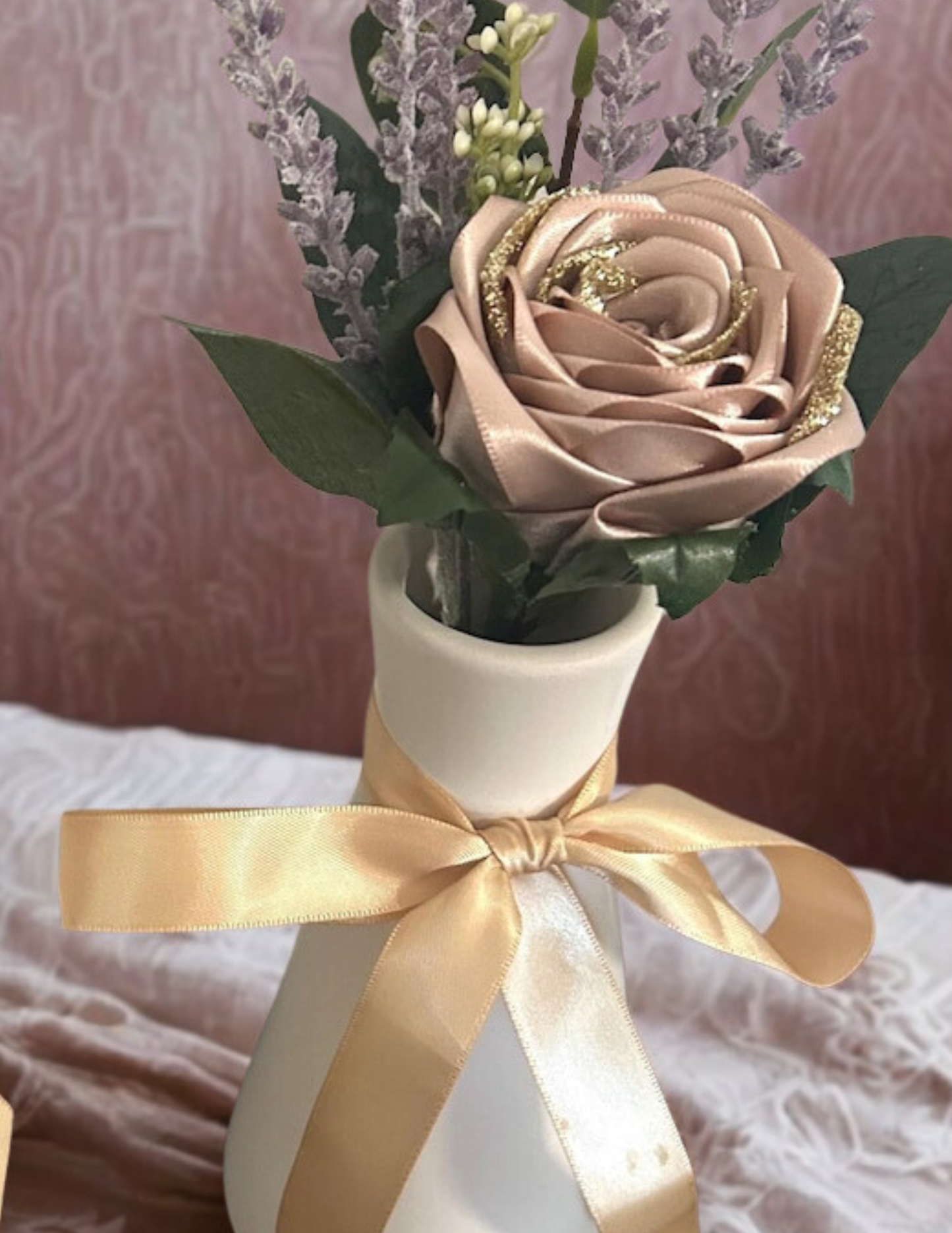 Mini Taupe Keepsake Bouquet