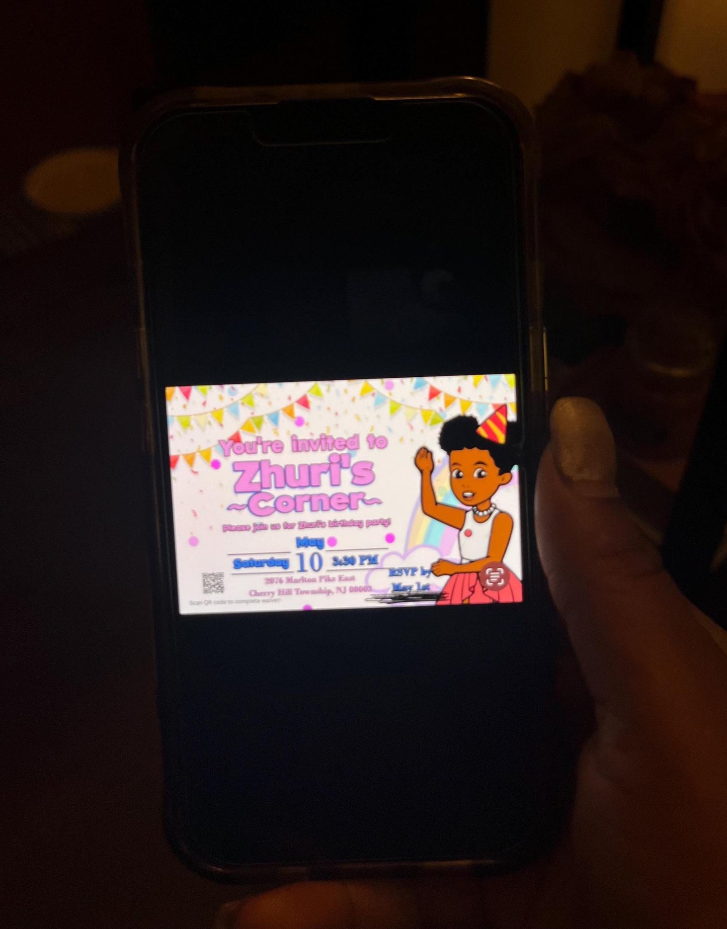 Editable Gracie's Corner- Themed Birthday Invitation | Girl Party Printable | Instant Download | Editable Canva Template