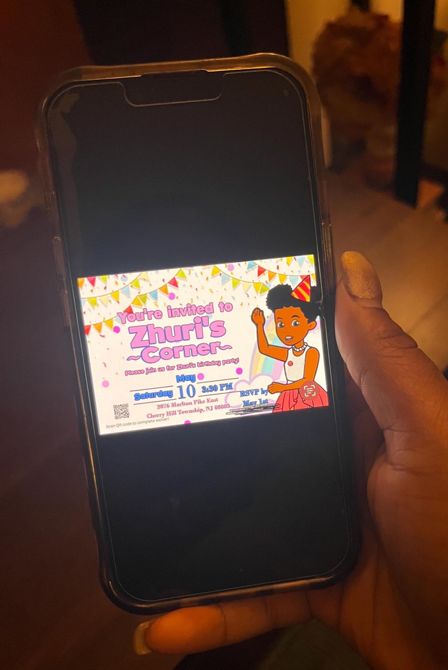 Editable Gracie's Corner- Themed Birthday Invitation | Girl Party Printable | Instant Download | Editable Canva Template