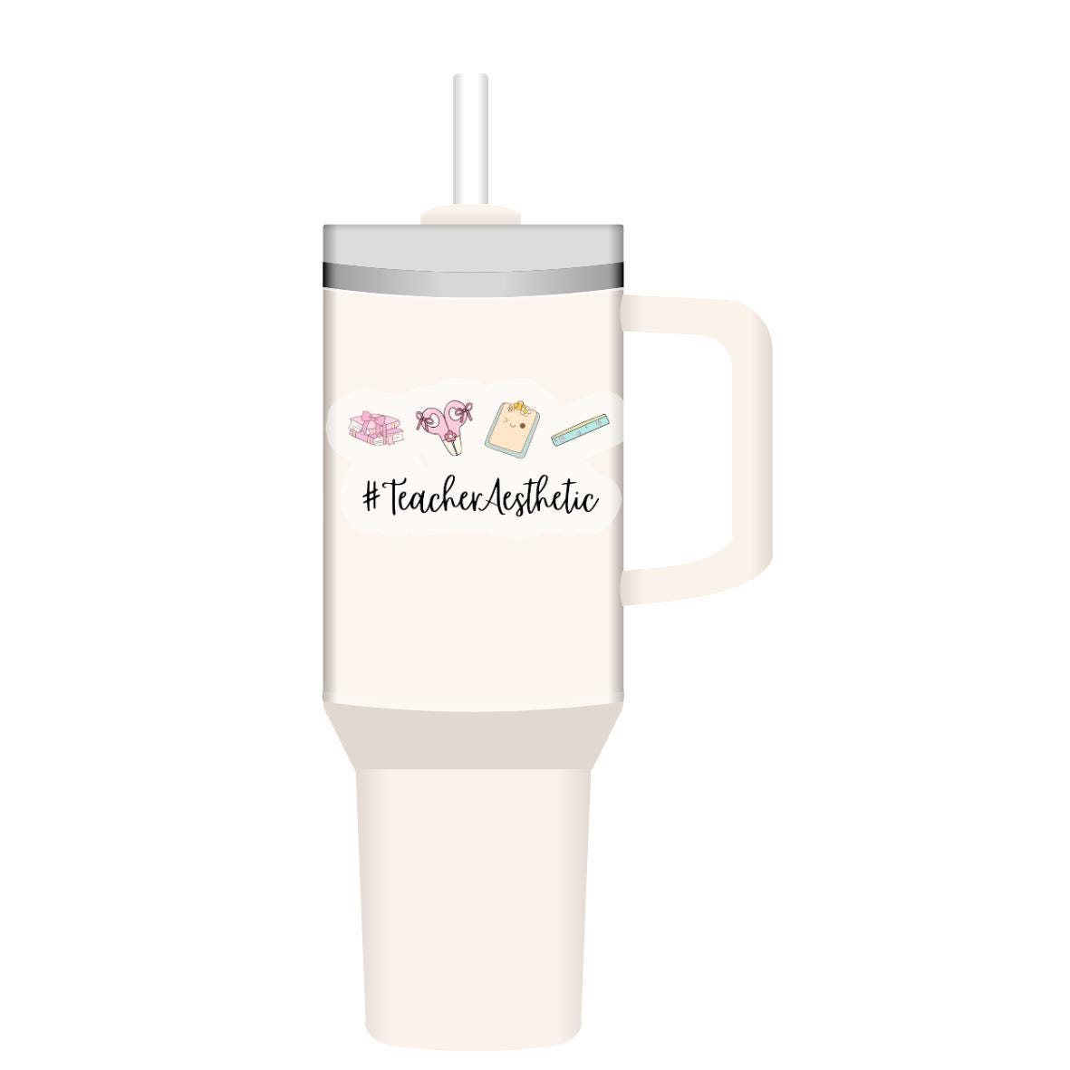 Teacher Aesthetic Digital PNG | Classroom Supplies PNG for Teachers, Planners & Digital Projects