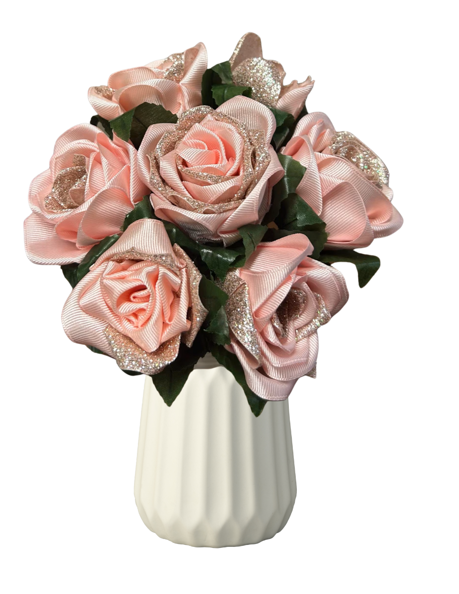 Blush Satin Keepsake Bouquet